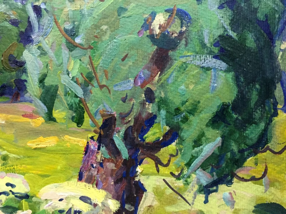 Oil painting Path to the forest Georgy Sergeevich Kolosovsky - 6