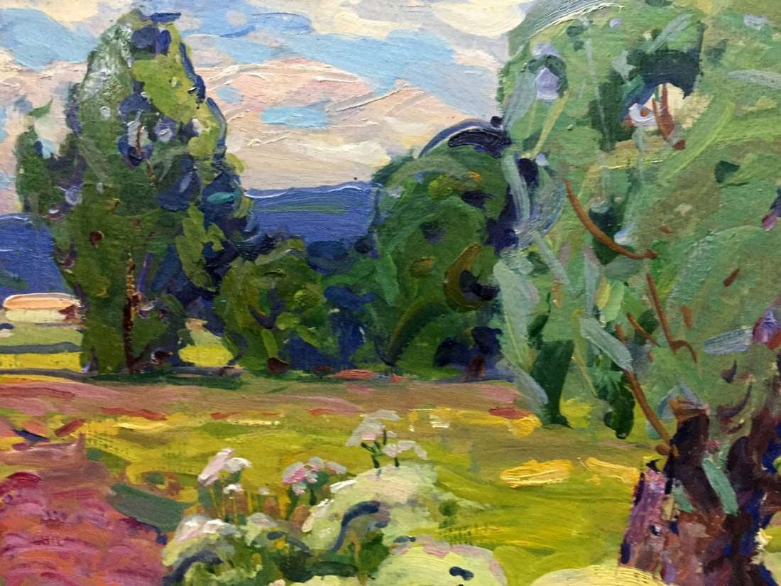 Oil painting Path to the forest Georgy Sergeevich Kolosovsky - 7