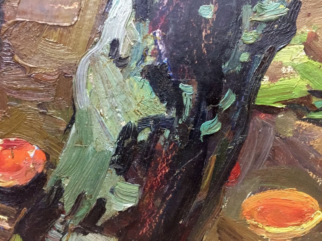 Oil painting Mushroom glade Moses Faybovich Gantman - 5