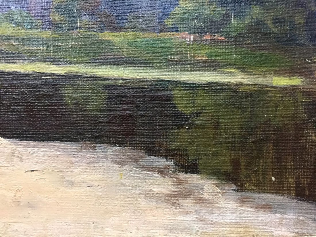 Oil painting Road to the forest - 3