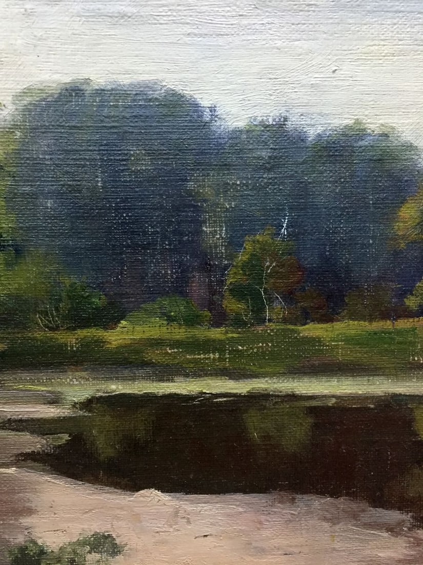 Oil painting Road to the forest - 5
