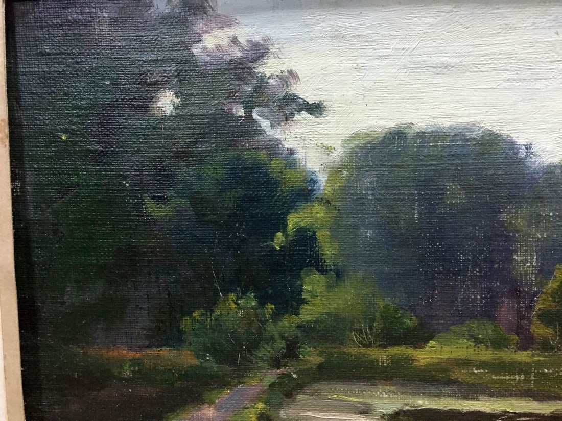 Oil painting Road to the forest - 7