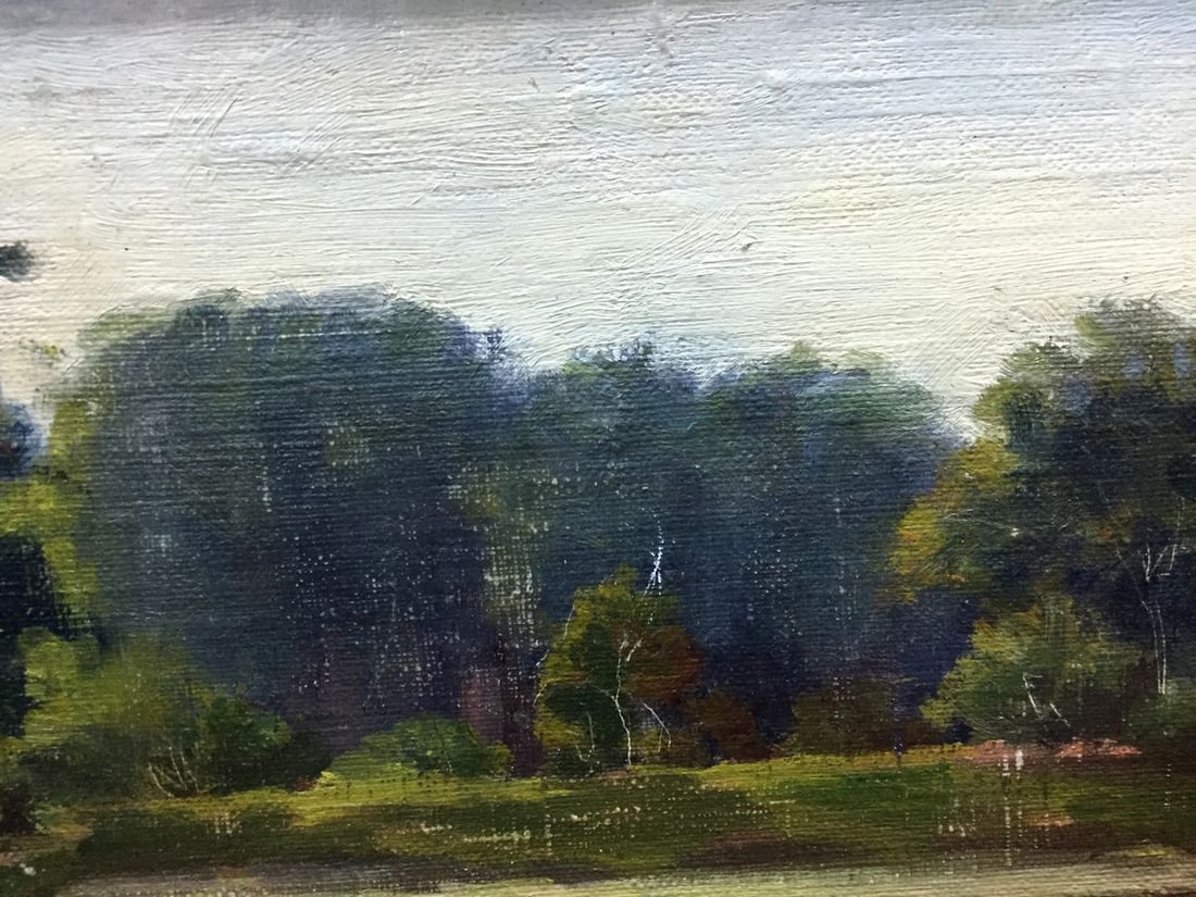 Oil painting Road to the forest - 8
