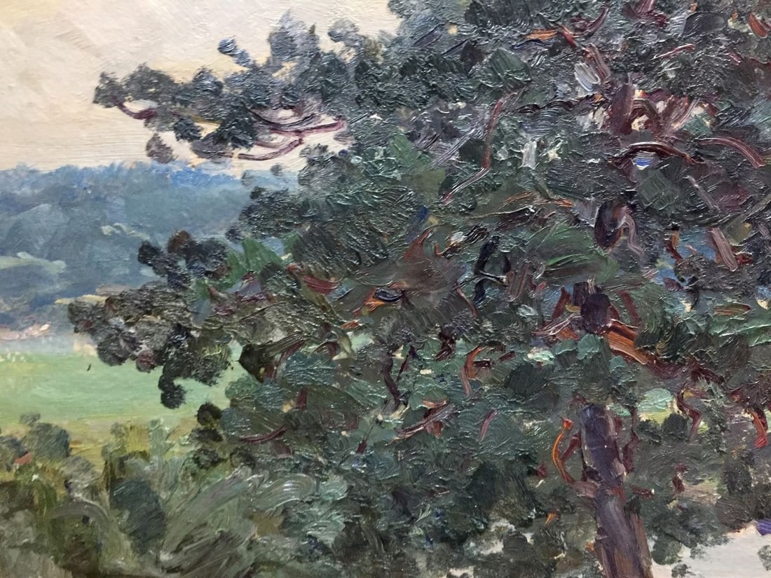 Oil painting Forest outskirts - 3