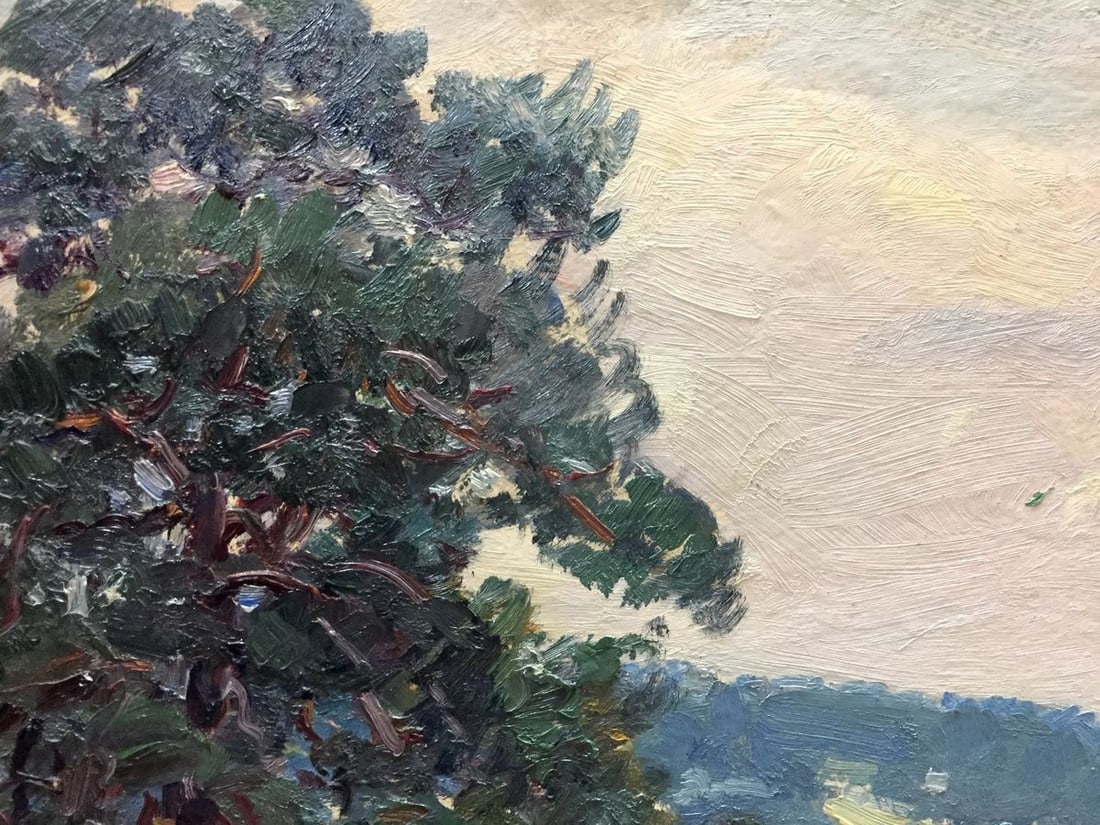 Oil painting Forest outskirts - 5