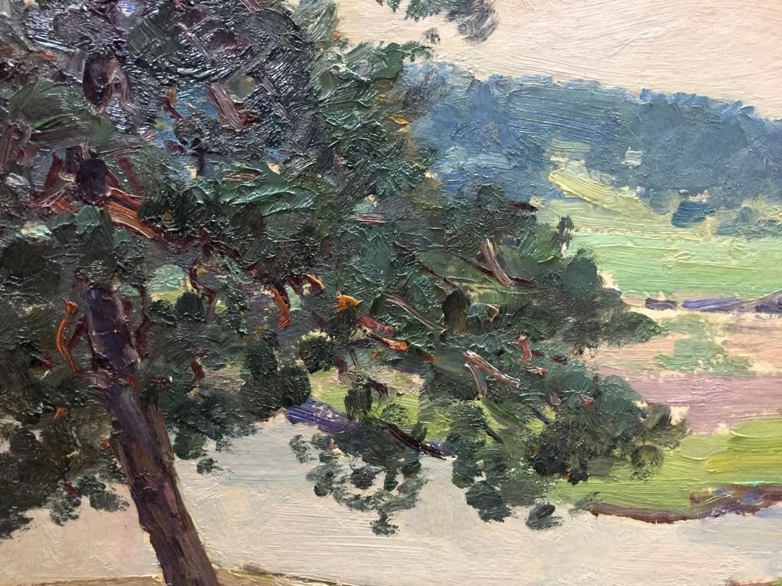 Oil painting Forest outskirts - 6