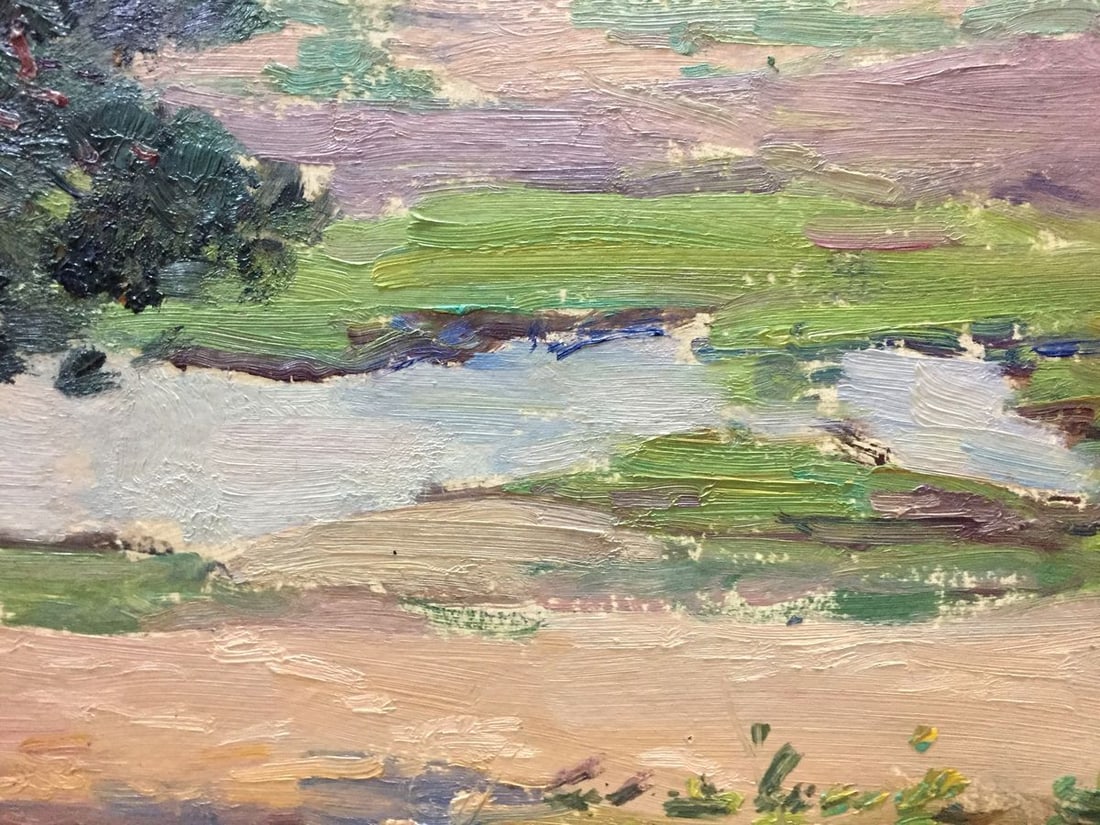 Oil painting Forest outskirts - 7