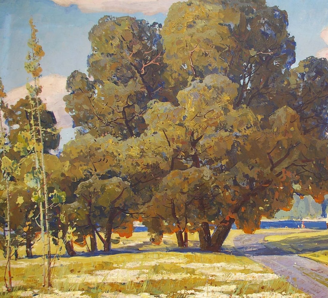 Oil painting Forest park Khitrova Tamara Alexandrovna - 2