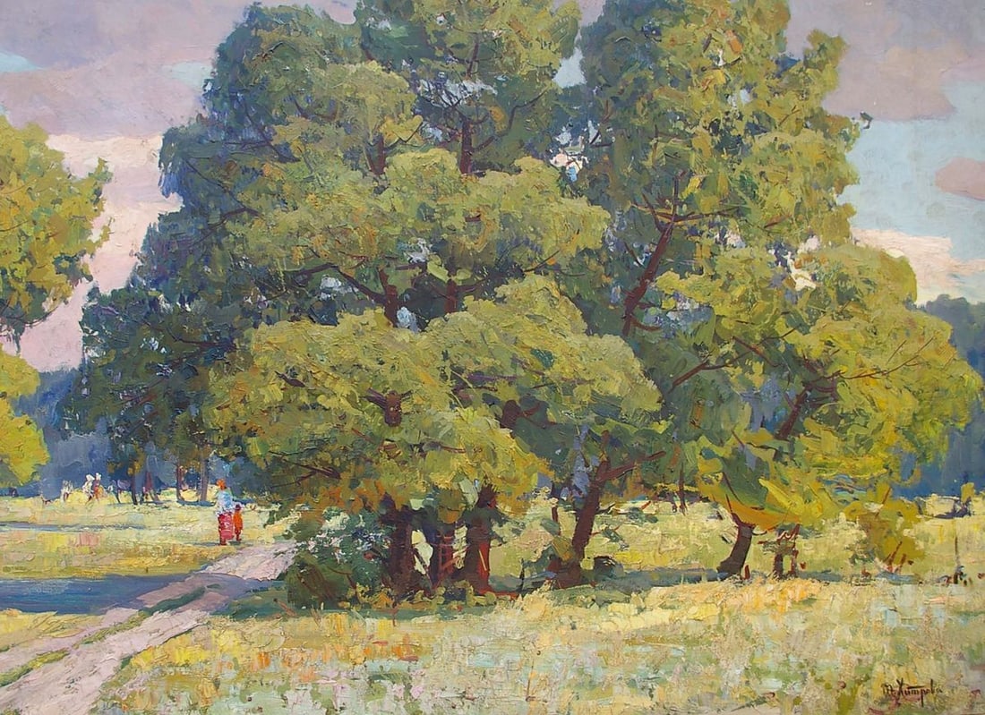 Oil painting Landscape Khitrova Tamara Alexandrovna - 4
