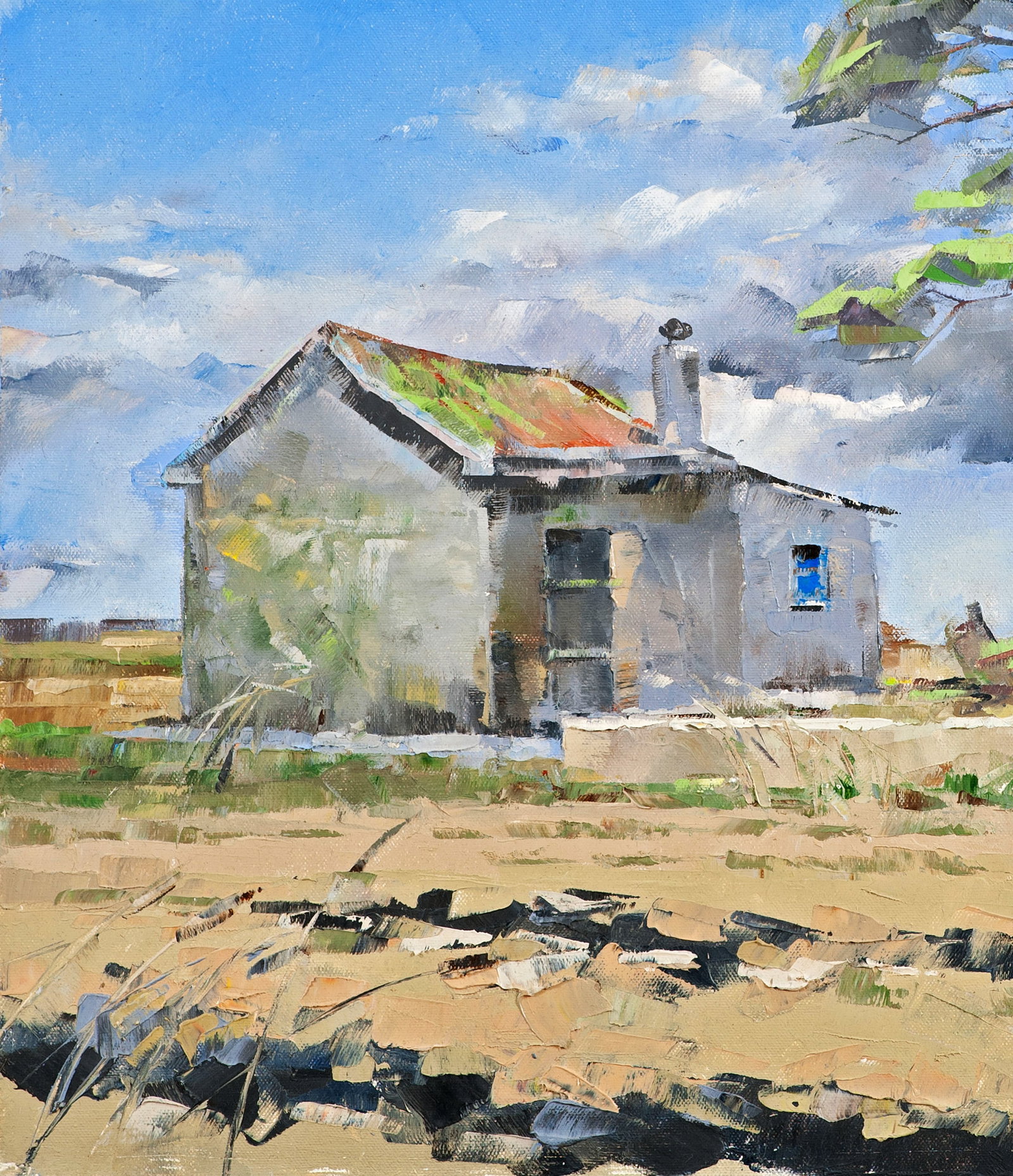 Oil painting House with history Volodymyr Gluhomanyuk - 6