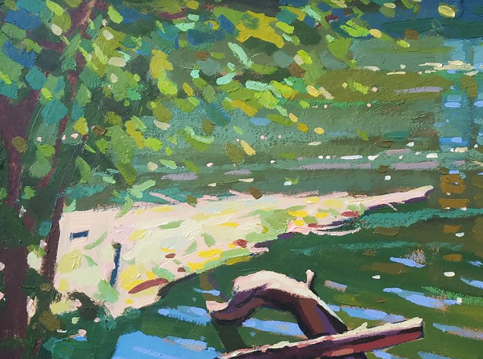 Acrylic painting Spring sunny day Serhii Kachyn - 2