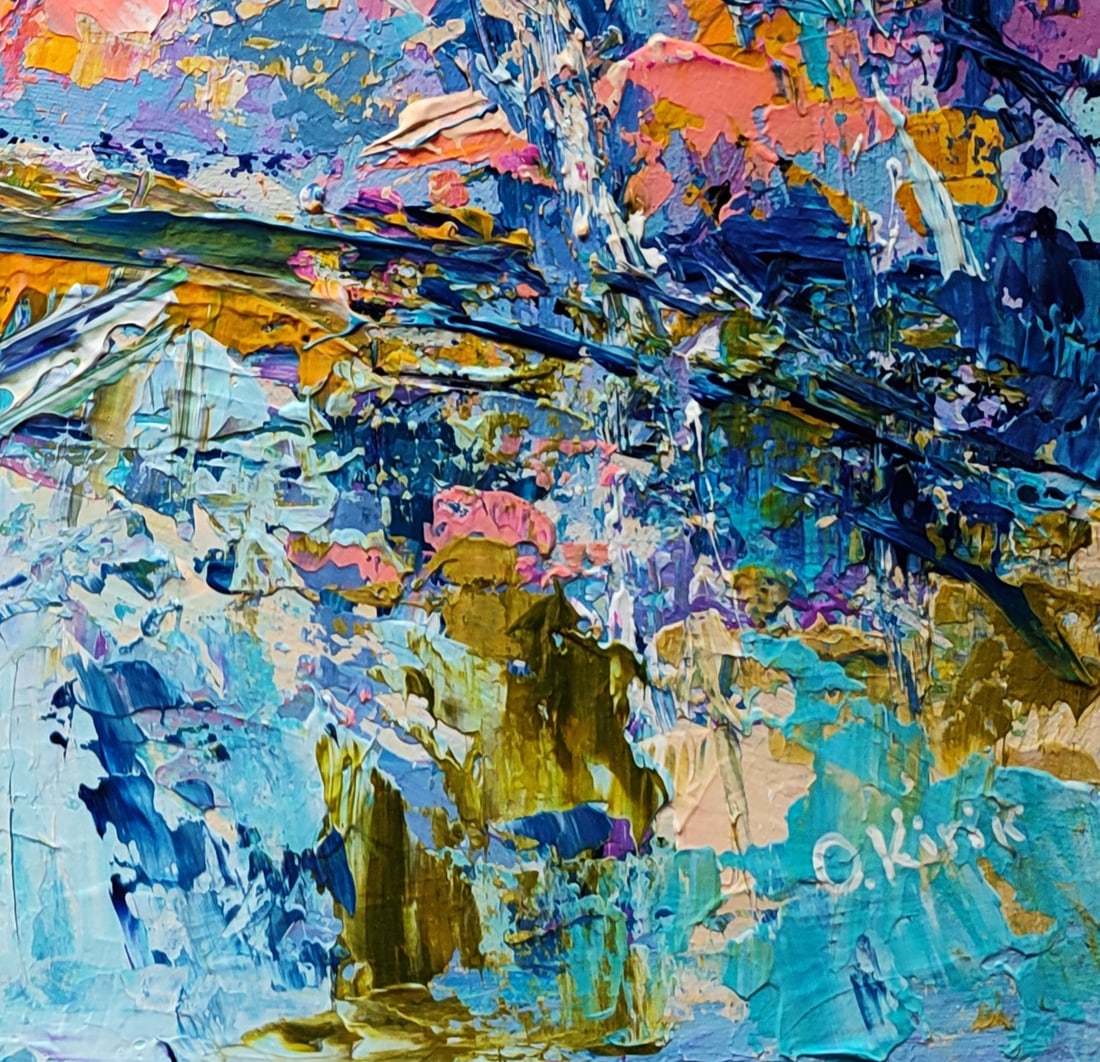 Acrylic painting Wind Olena Kirik - 5