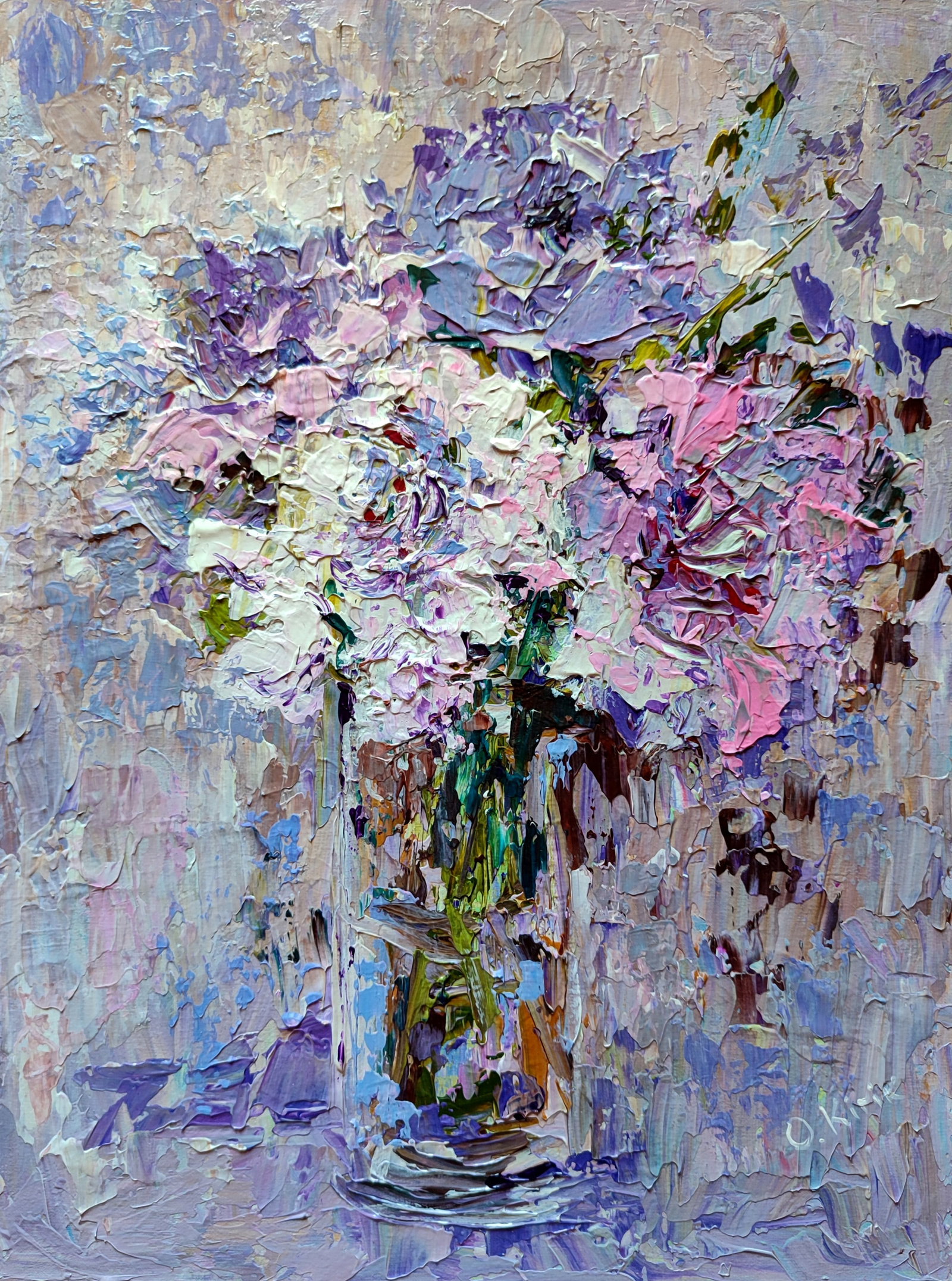 Acrylic painting Magic peonies Olena Kirik: Title: Acrylic painting Magic peonies Olena Kirik Description: 13KIRIK Painter: Olena Kirik Size: 40x30 cm/15.74x11.81 inches Components: acrylic, canvas on cardboard Original painting CONDITION: exce