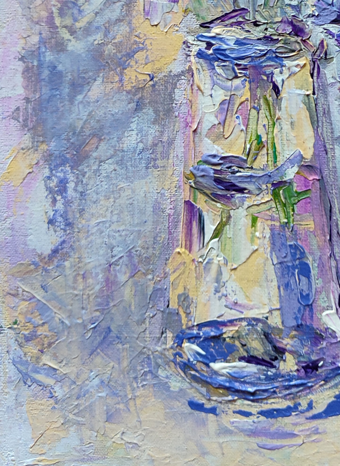 Acrylic painting Irises Olena Kirik - 4