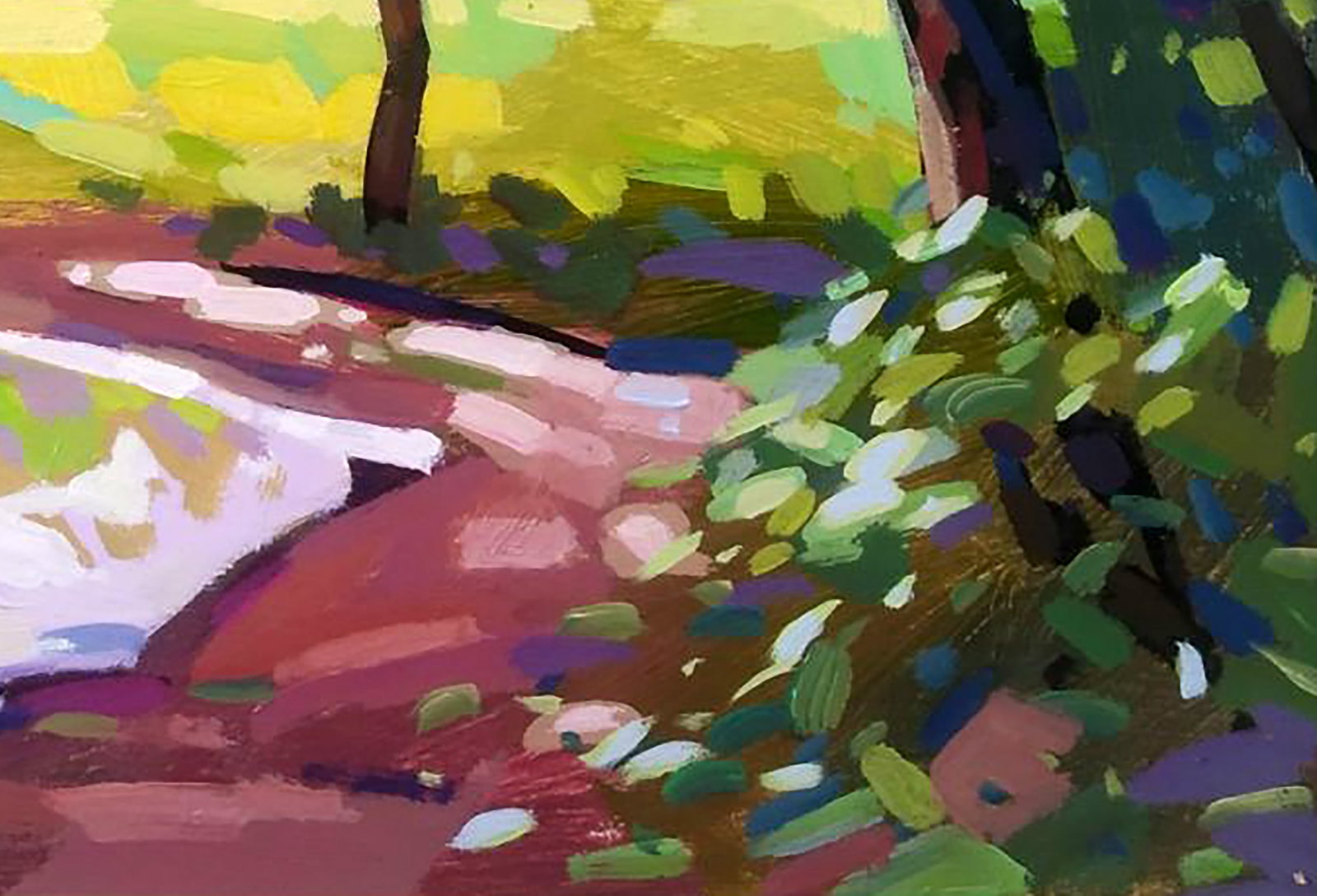 Acrylic painting After the rain Serhii Kachyn - 5