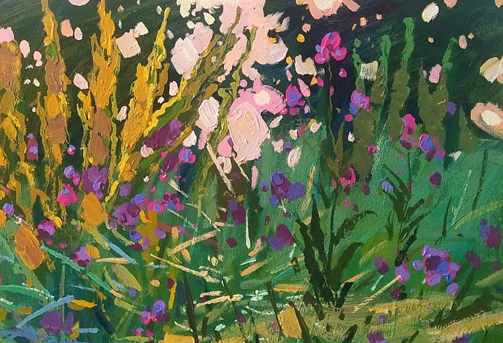 Acrylic painting Various grass Serhii Kachyn - 3