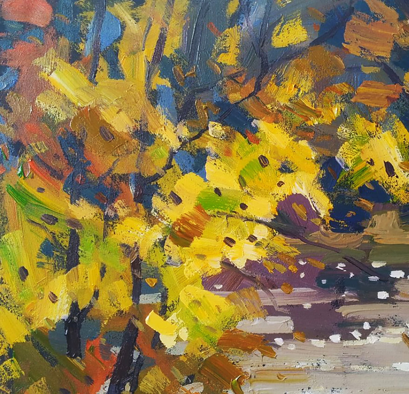 Acrylic painting Sunny bunnies Serhii Kachyn - 2