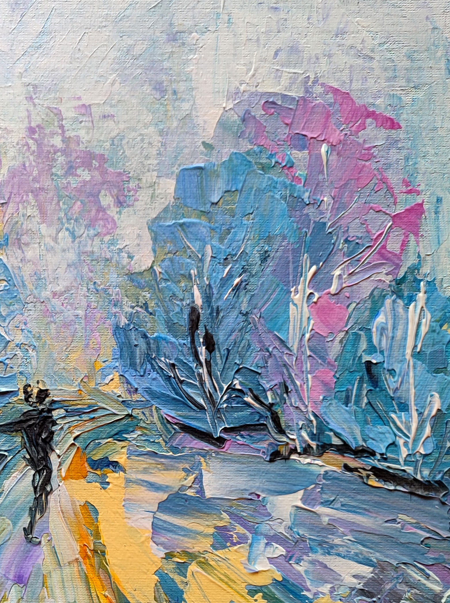 Acrylic painting After the rain Olena Kirik - 3