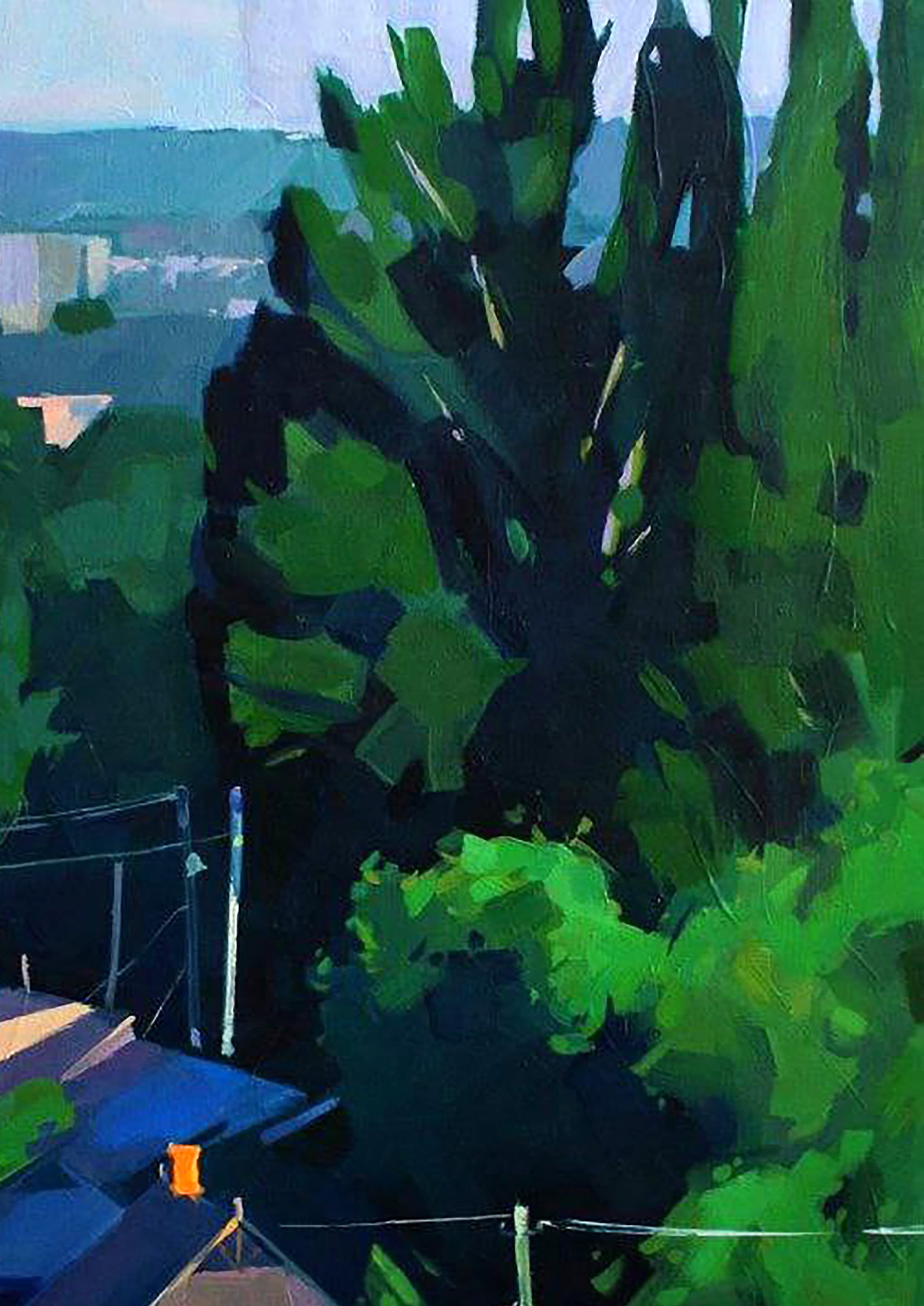 Oil painting At five in the morning Anastasia Yaroshevich - 3