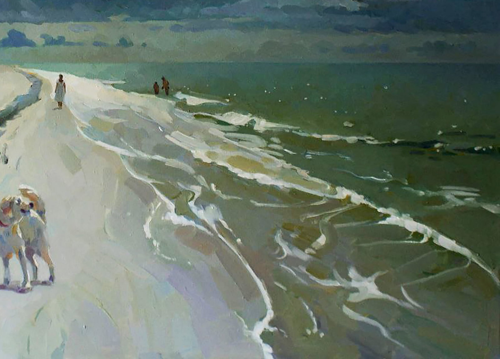 Oil painting Near the sea Anastasia Yaroshevich - 5
