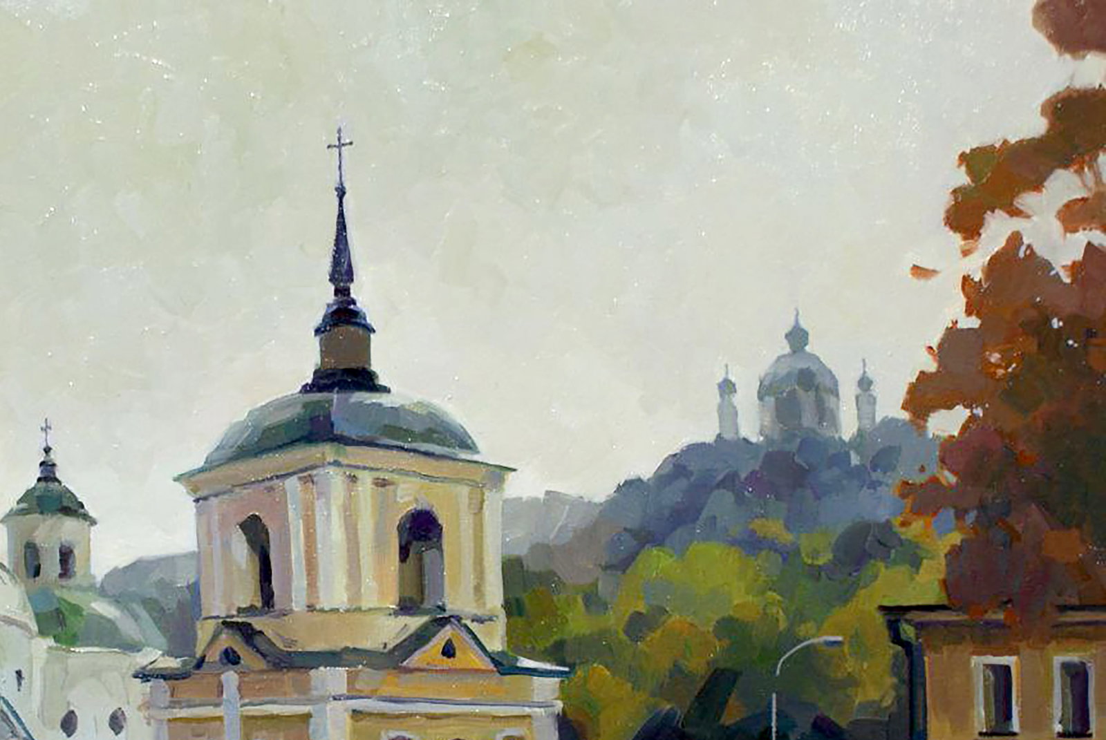 Oil painting It's a nasty day Anastasia Yaroshevich - 3