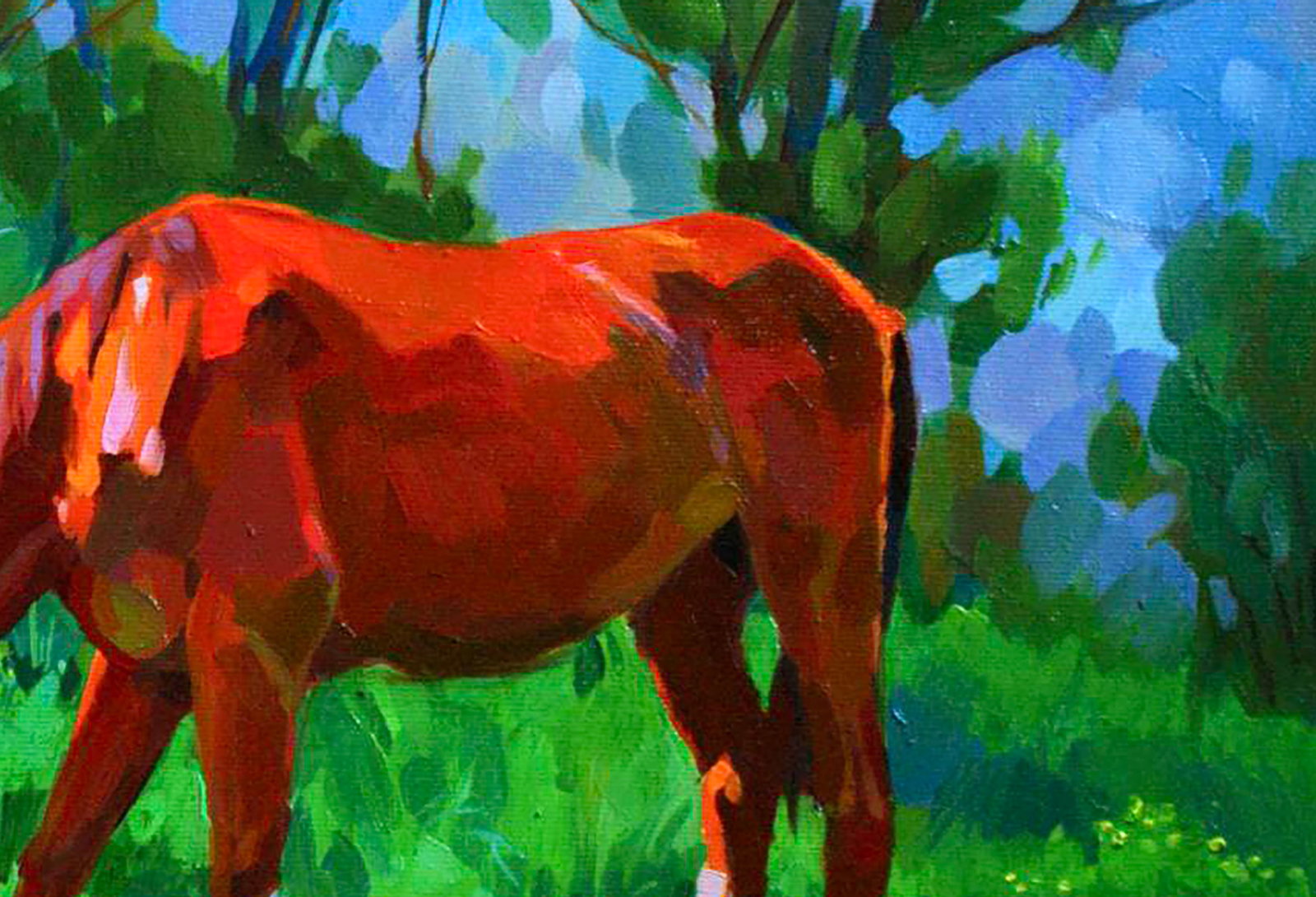 Oil painting Out to pasture Anastasia Yaroshevich - 3