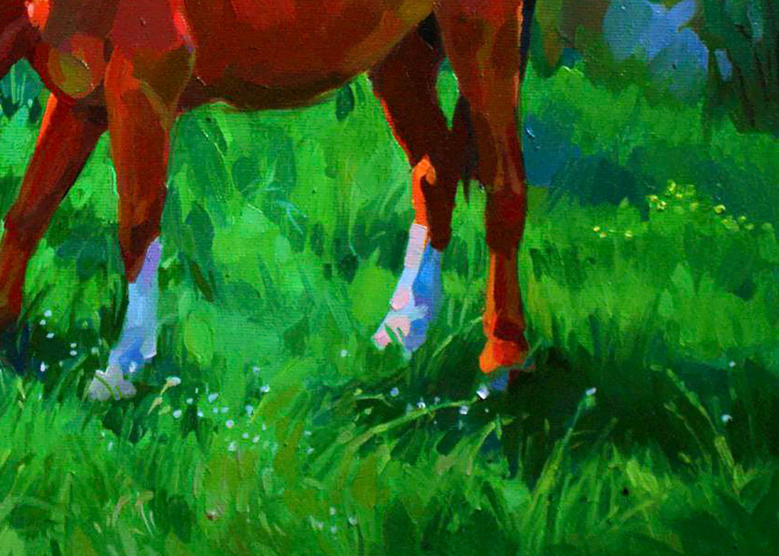 Oil painting Out to pasture Anastasia Yaroshevich - 5