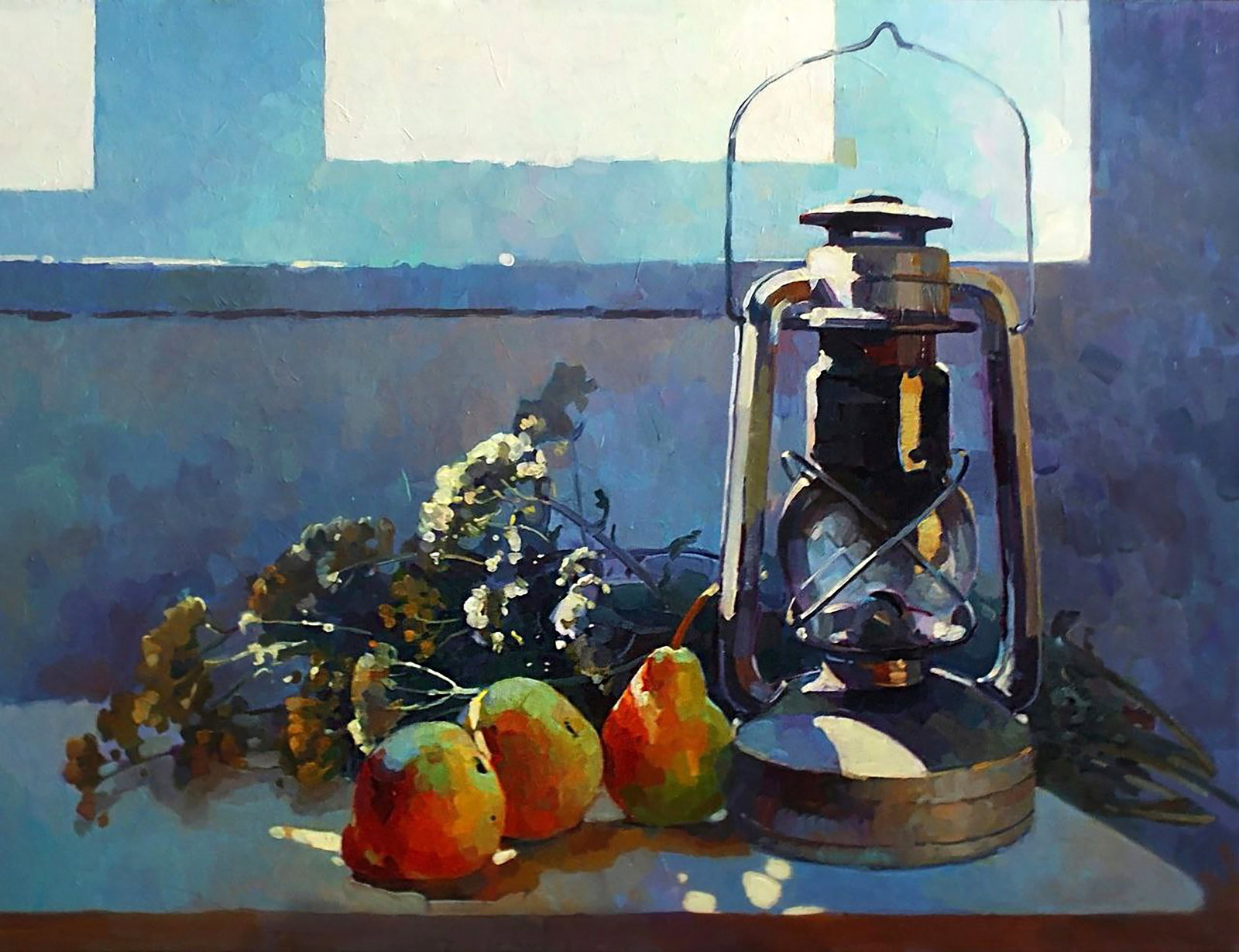 Oil painting Still life with pears Anastasia Yaroshevich: Title: Oil painting Still life with pears Anastasia Yaroshevich Description: 20YARO Painter: Anastasia Yaroshevich Size: 60x80 cm/23.62x31.49 inches Components: oil, canvas Original painting