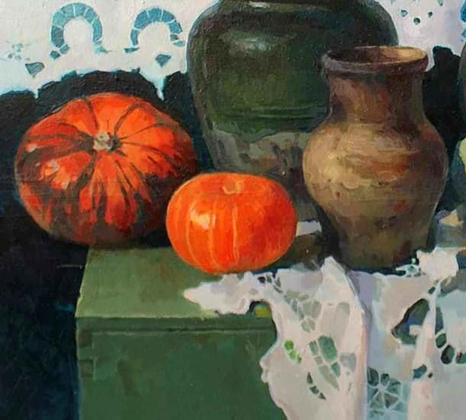 Oil painting Still life with pumpkins Anastasia Yaroshevich - 4