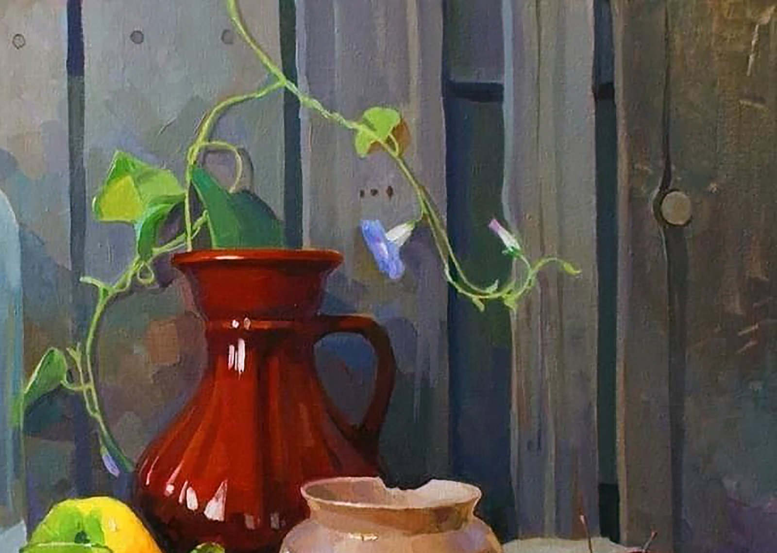 Oil painting Still life with sweet pepper Anastasia Yaroshevich - 3