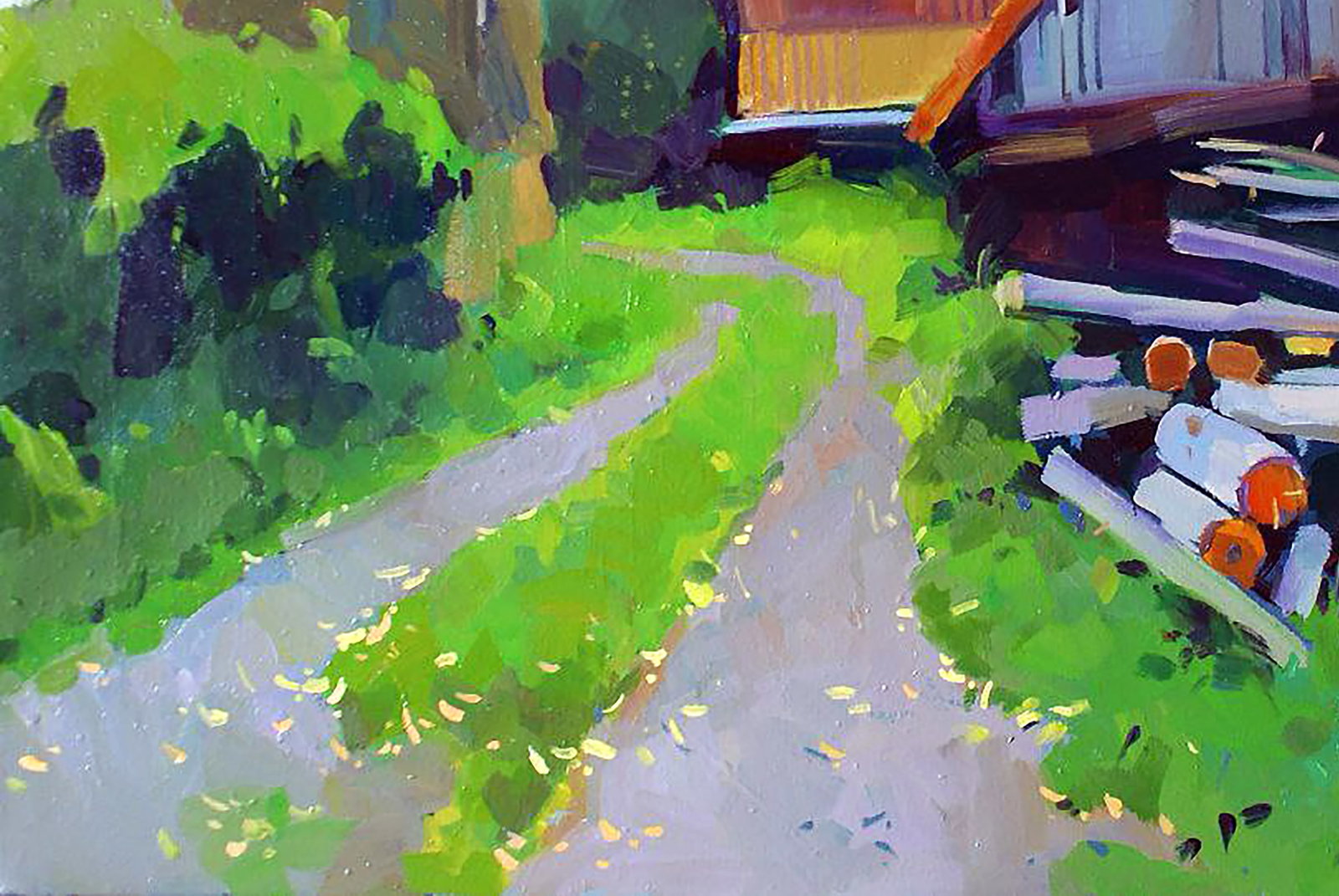 Oil painting Fall has come Anastasia Yaroshevich - 4