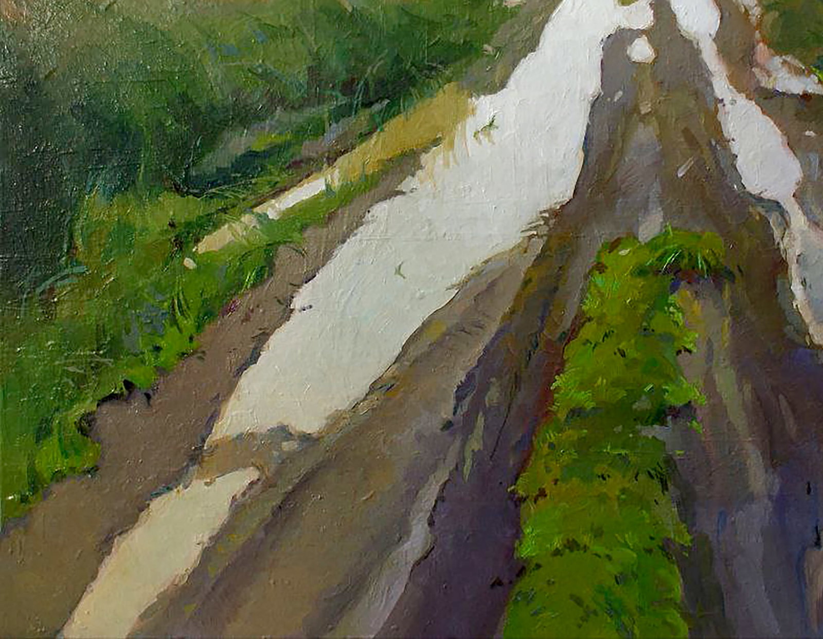 Oil painting Fogs in the mountains Anastasia Yaroshevich - 4