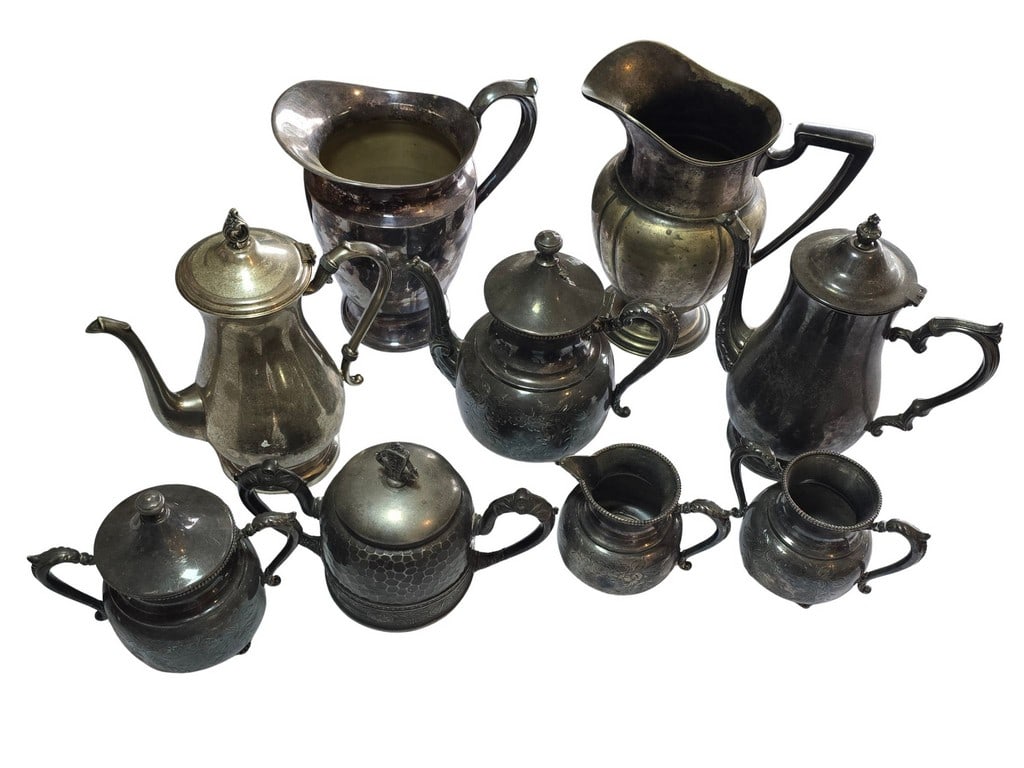 Assorted Silverplate Hollowware Serving Pieces - 9 Piece Collection (1 of 13)