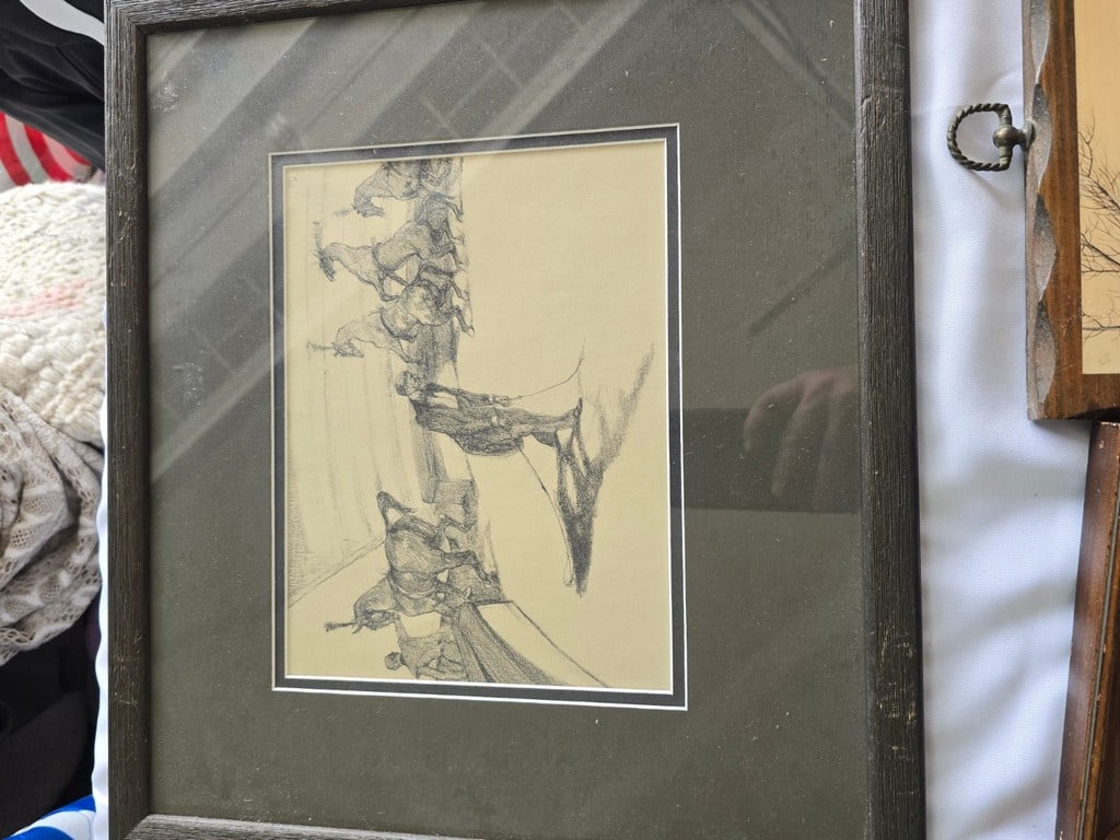 Collection of Assorted Framed Artworks and Decorative Wall Hangings - 9