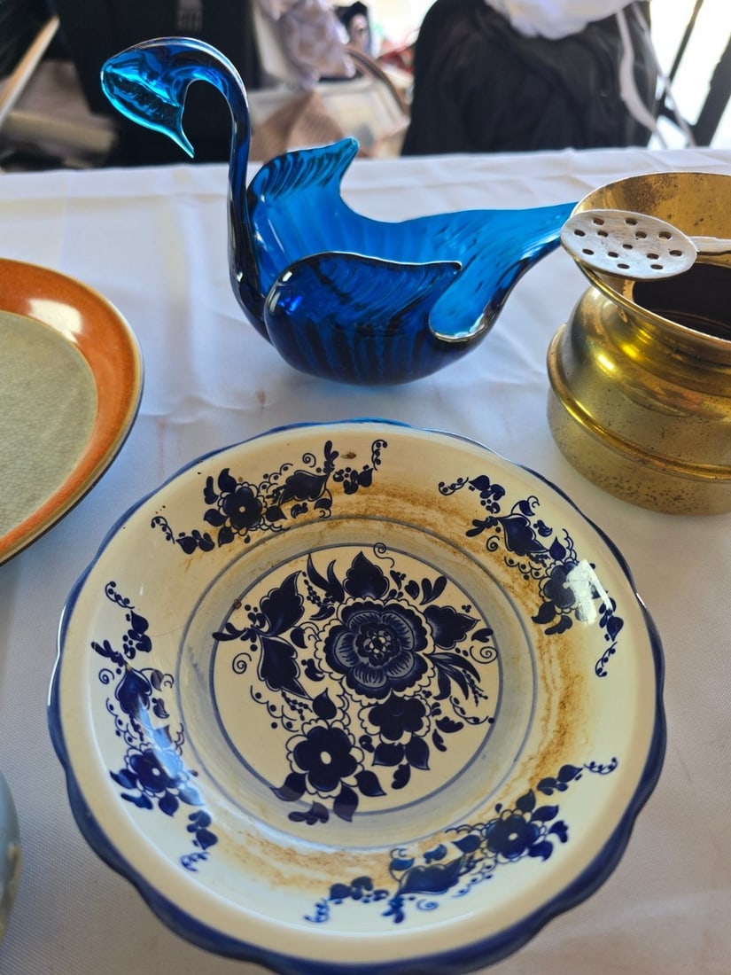 Collection of Decorative Ceramics, Glassware, and Brassware - 3