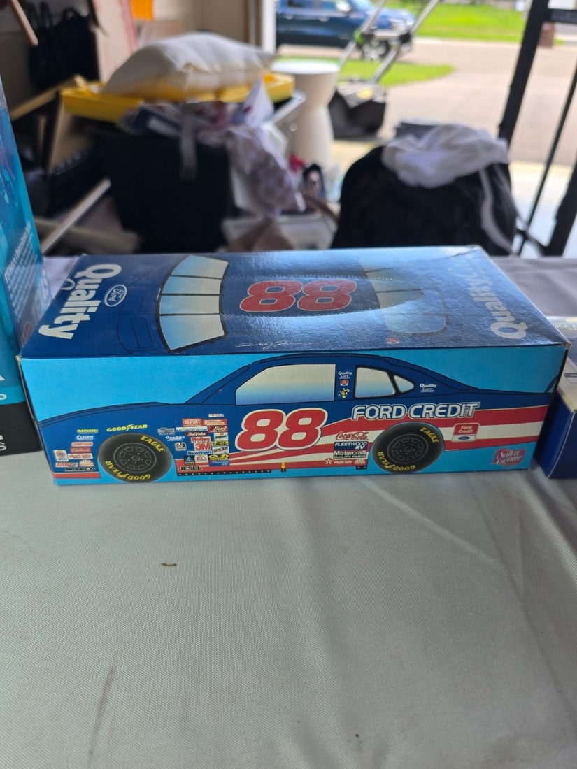 Collection of NASCAR Memorabilia and Hallmark Ornament - 3