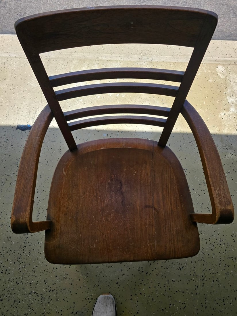 Vintage Wooden Armchair - 3