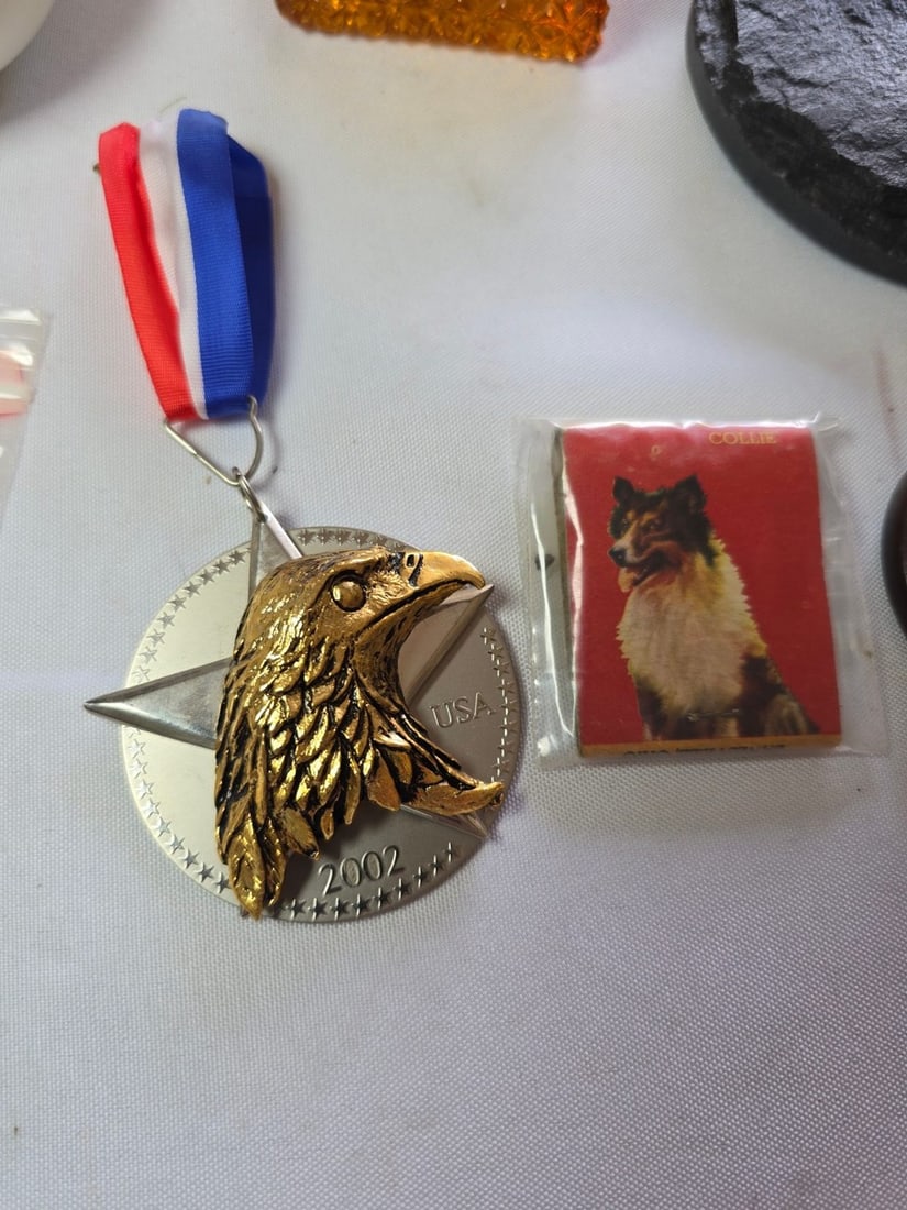 Collection of Decorative Objects, Medals, and Collectibles - 5