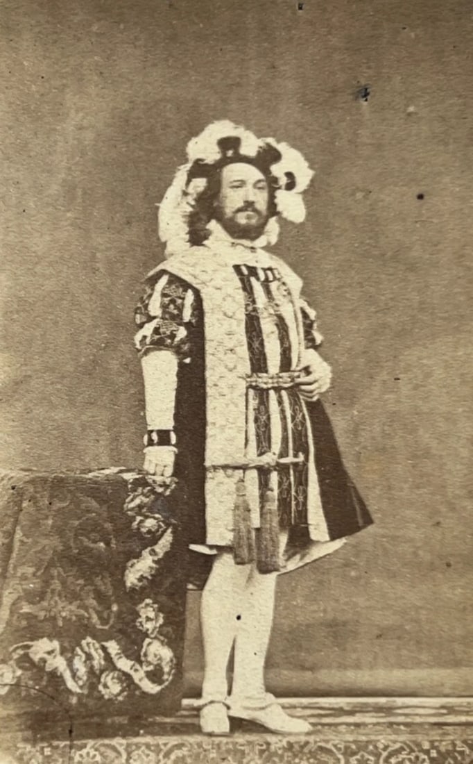 CDV Photo – Guy Little Theatrical Photograph, Photograph, L. Caldesi & Co., 19th (1 of 8)