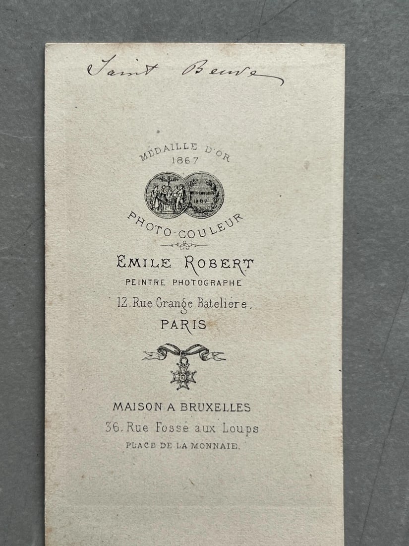 Antique CDV Photograph – Robert, Emile (1830-1924) Photographe Portrait - 5