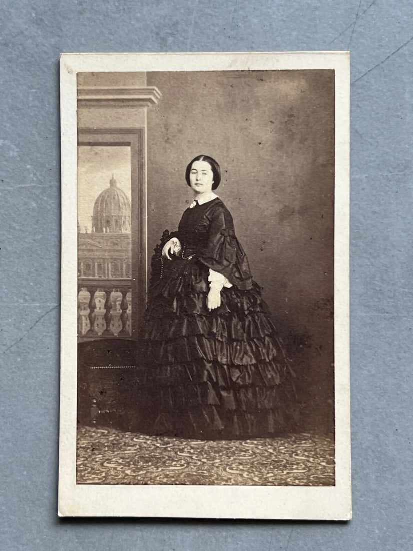 CDV Photo de Chazotte - Ardèche Château Photograph 19th century - 2
