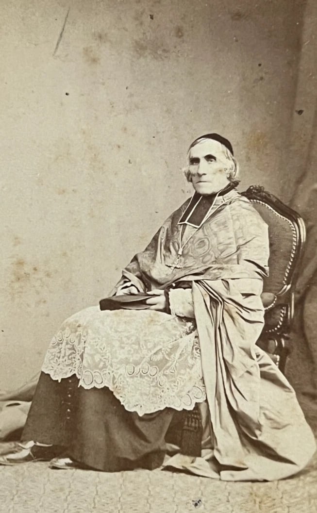 CDV Photo Portrait Portrait Monsignor Joseph Hippolyte Photograph 19th century: Title: CDV Photo Portrait Portrait Monsignor Joseph Hippolyte Photograph 19th century Description: CDV format albumen print mounted on cardboard Reserve: $50.00 Shipping: Domestic: Flat-rate of $20.