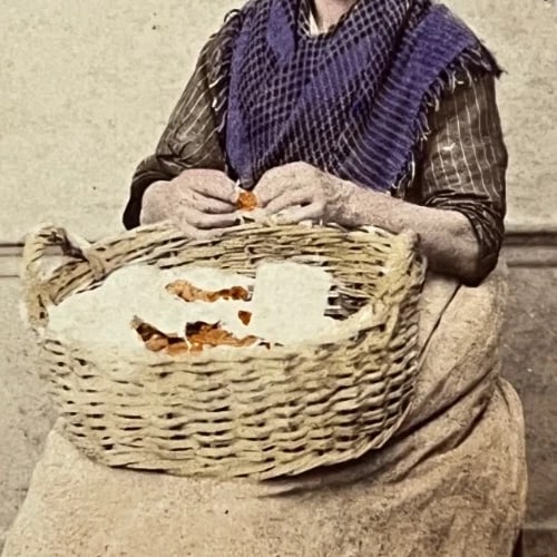 Antique CDV Holland Netherlands Pays Bas Peasant Woman Photograph 19th century - 4