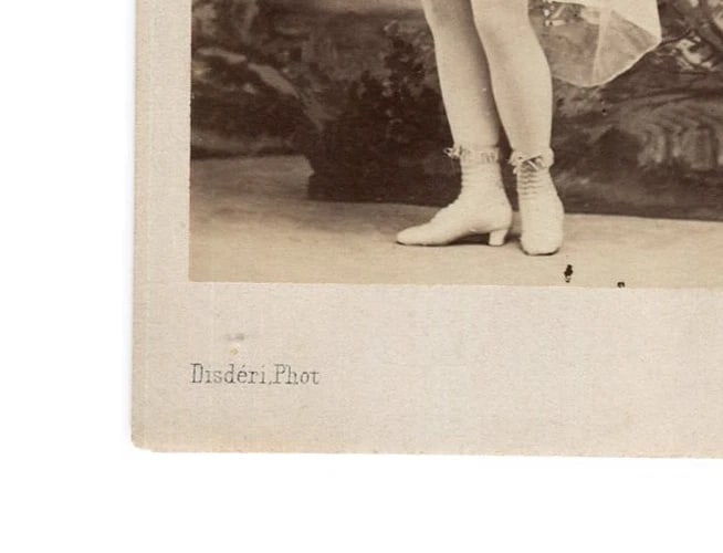 Eugénie Fiocre 1845-1908 Portrait Opera Singer CDV Photo - 6