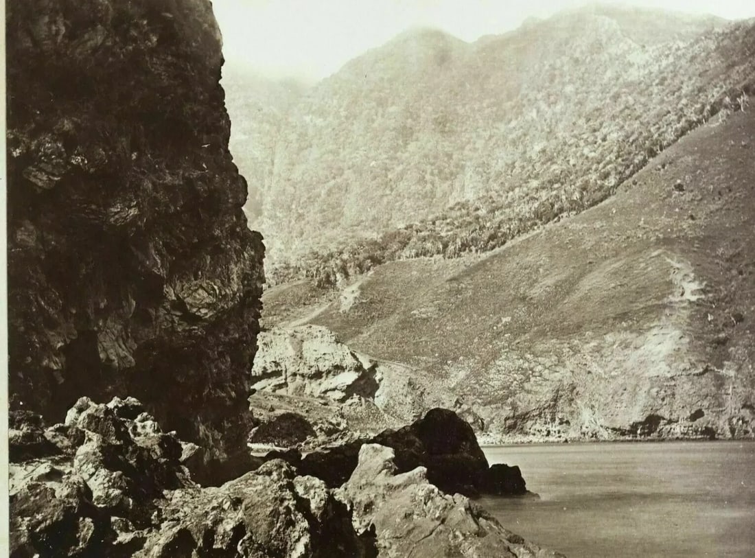1860 ROWSELL CHILE Punta Bacalao Juan Fernández, Robinson Crusoes Photograph (1 of 8)