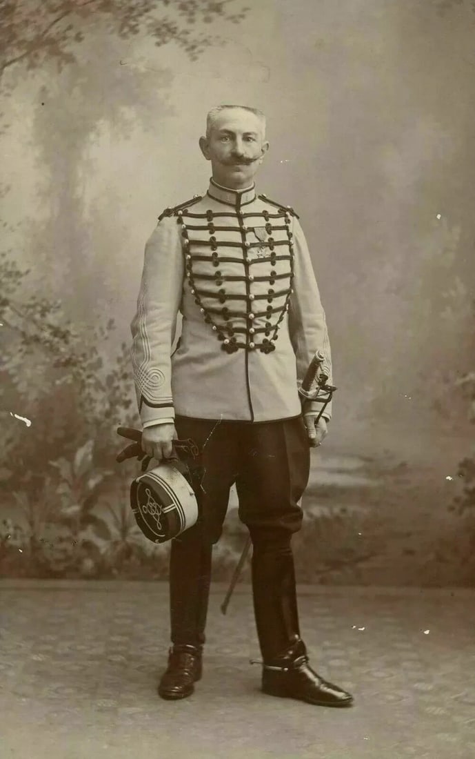 1895 BLAIN FRERES Marquis de la Vauzelle - Cabinet Card Photograph Dedicated (1 of 8)