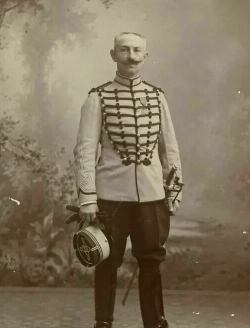 1895 BLAIN FRERES Marquis de la Vauzelle - Cabinet Card Photograph Dedicated - 3