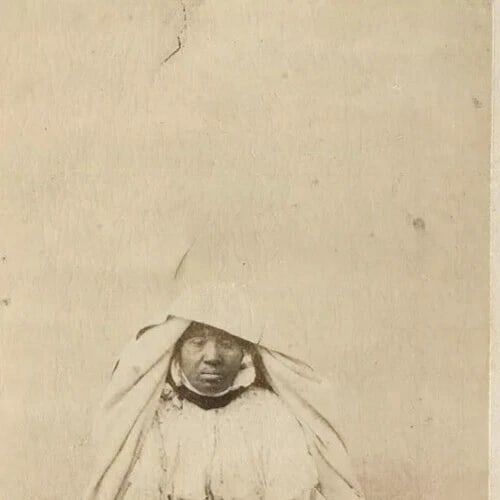 1867 Orientalist Scene - CDV Photo – Tunisian Baker Woman Portrait - 2