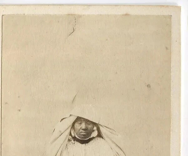 1867 Orientalist Scene - CDV Photo – Tunisian Baker Woman Portrait - 4