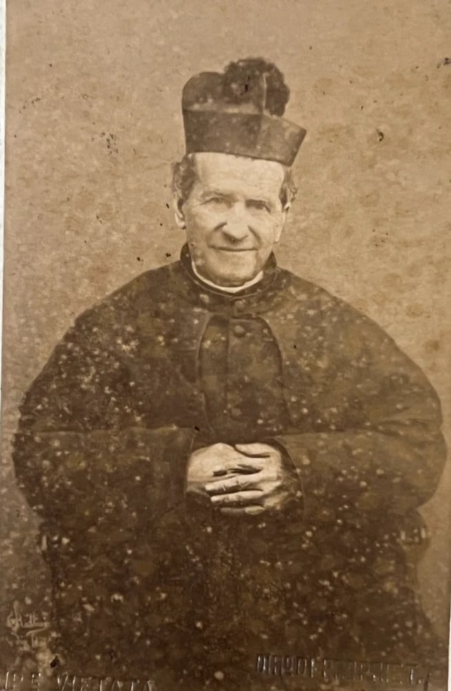Don Bosco Giovani Portrait CDV Photo Albumen c.1888: Title: Don Bosco Giovani Portrait CDV Photo Albumen c.1888 Description: Albumen print stick on cardboard Size: 6,5 x 10,5 cm Reserve: $50.00 Shipping: Domestic: Flat-rate of $20.00 to anyw